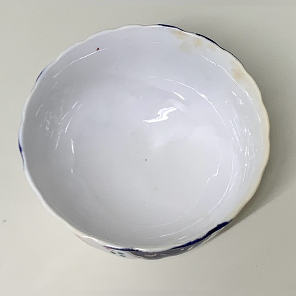 19th Century Vintage Gaudy Welsh Tulip Pattern Lusterware Waste Slop Bowl - Picture 6 of 16